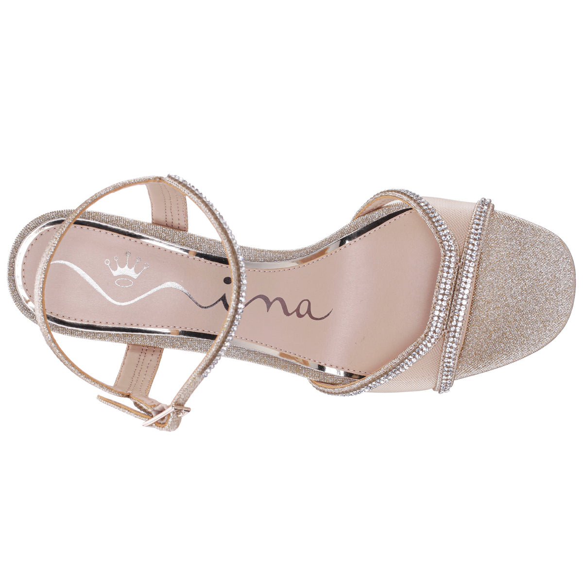 Adela Gold Sandal High-Heel | Nina Shoes