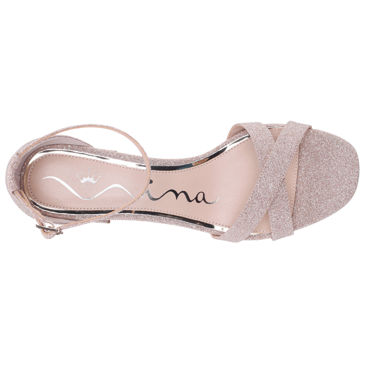 Berneta Beige Block-Heel Platform Sandals | Nina Shoes