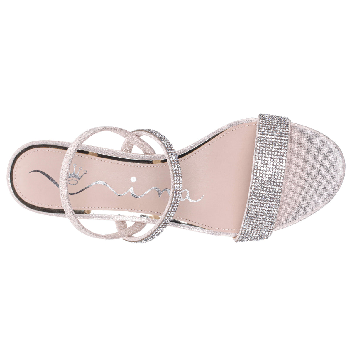 Gwenda Platino Sandal Low-Heel Sandals | Nina Shoes