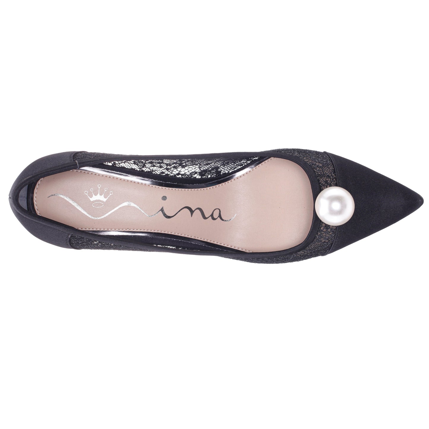 BENCE-BLACK GLITTER – Nina Shoes | Nina Shoes