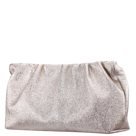 Thea-T Platino Stellarglow Fabric Frame Clutch | Nina Shoes
