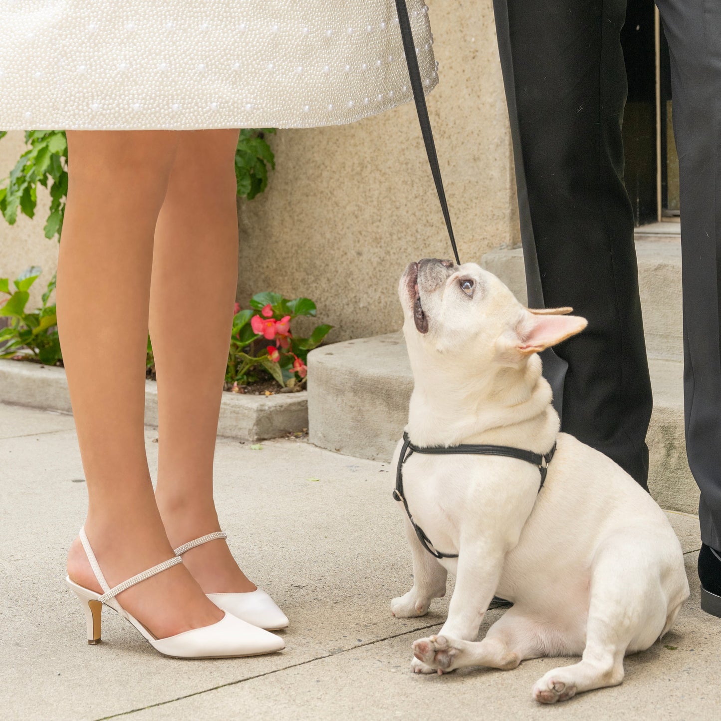 Billie White Satin Mid-Heel Pumps | Nina Shoes