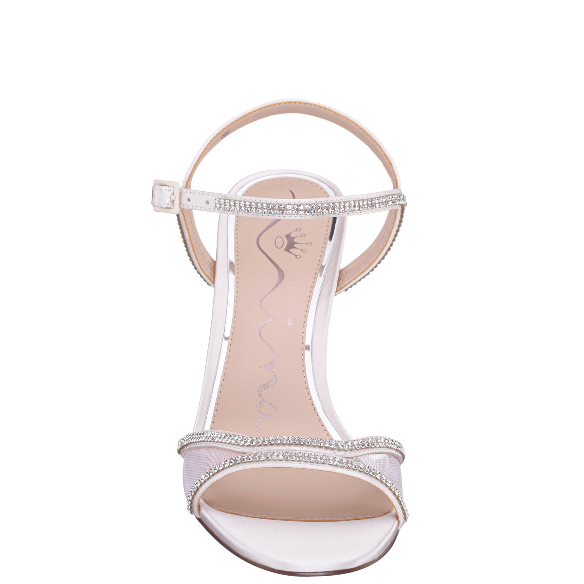 Adela White Sandal High-Heel | Nina Shoes