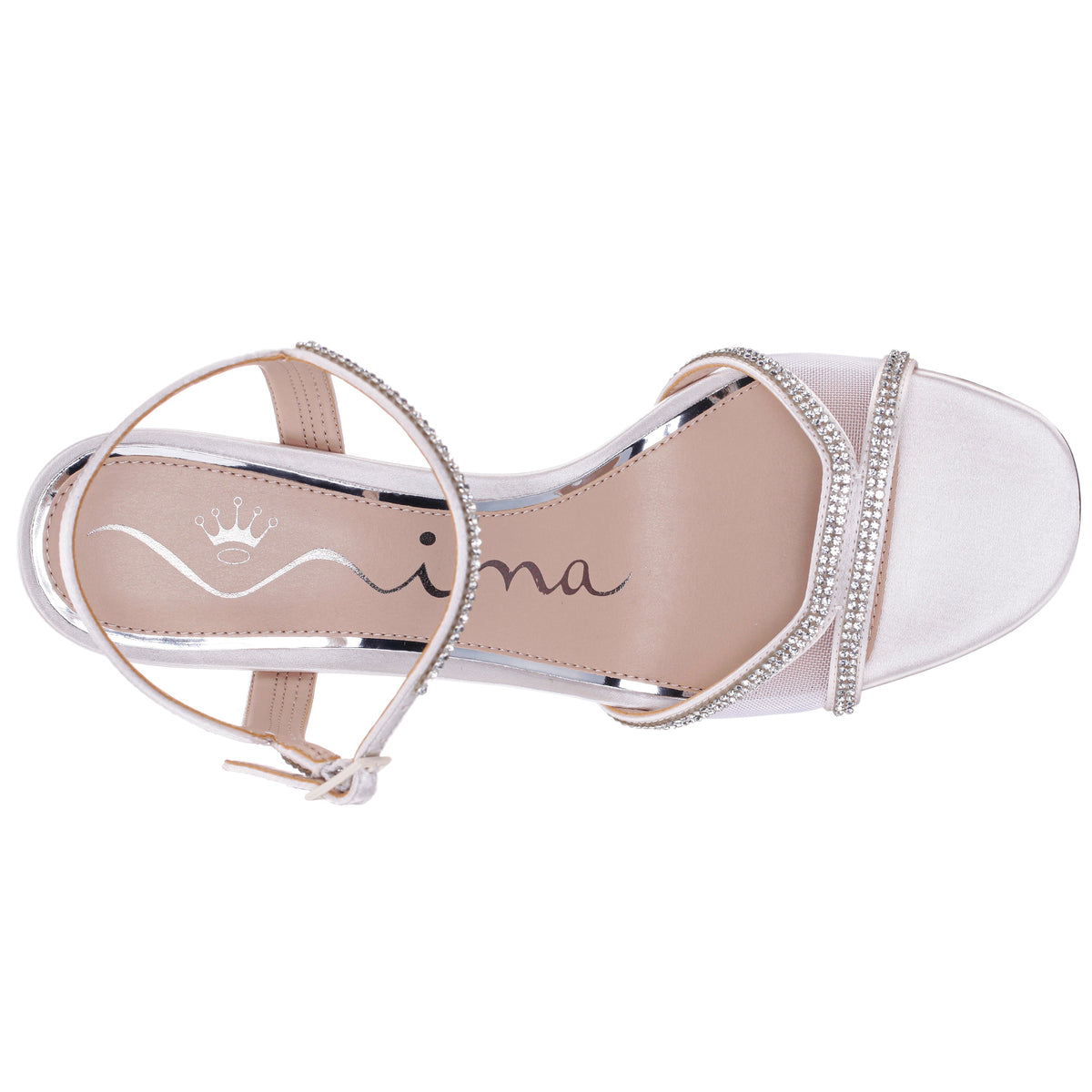 Adela White Sandal High-Heel | Nina Shoes