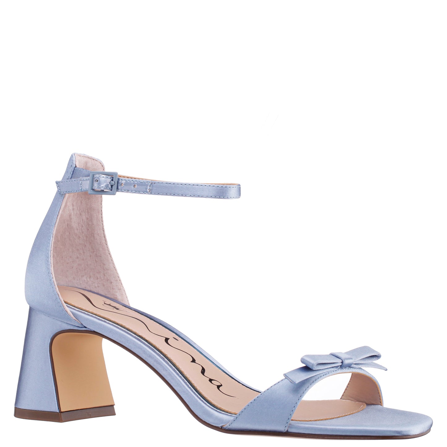 Bia Blue Sandal Mid-Heel | Nina Shoes