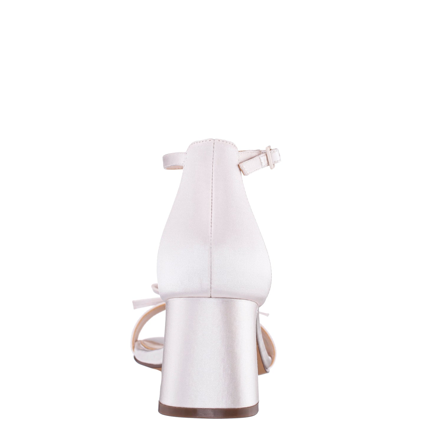 Bia White Sandal Mid-Heel | Nina Shoes