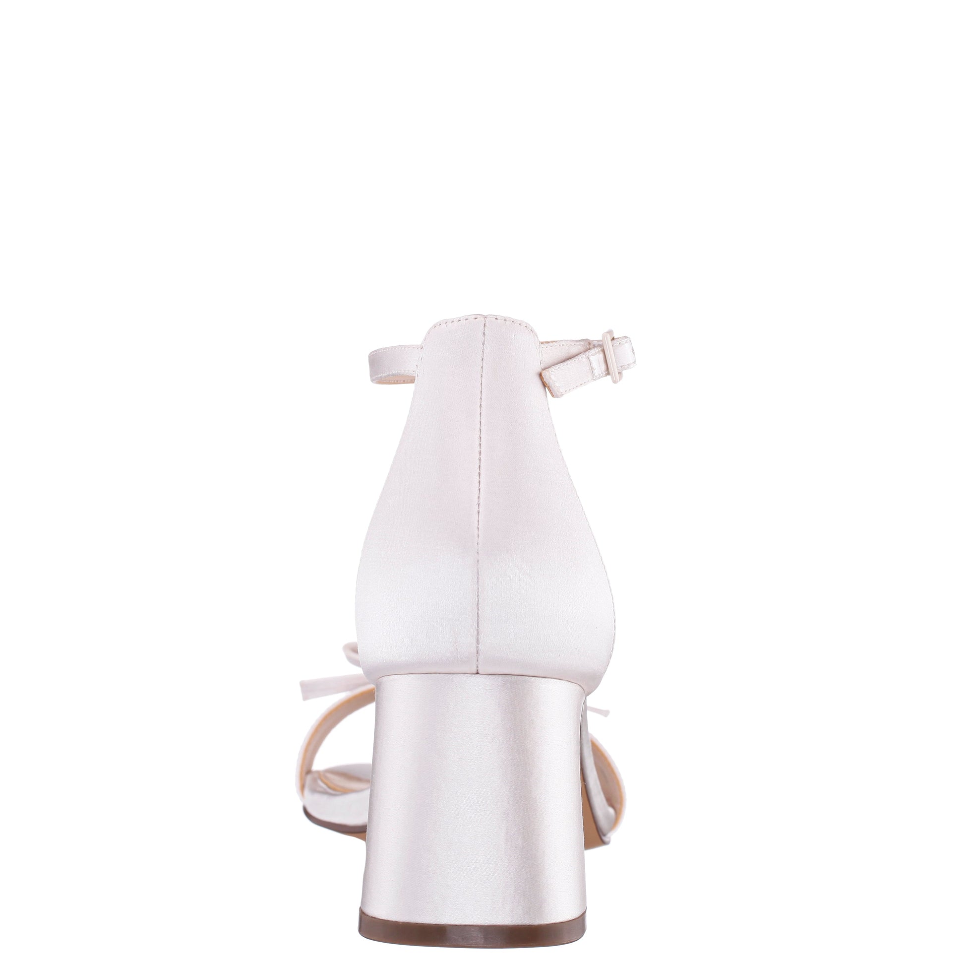 Bia White Sandal Mid-Heel | Nina Shoes
