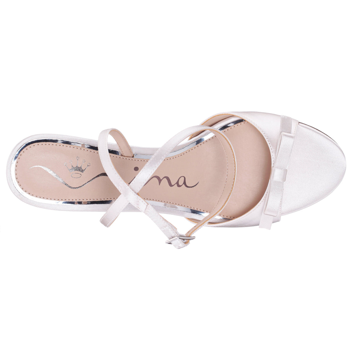 Vicci White Sandal High-Heel | Nina Shoes