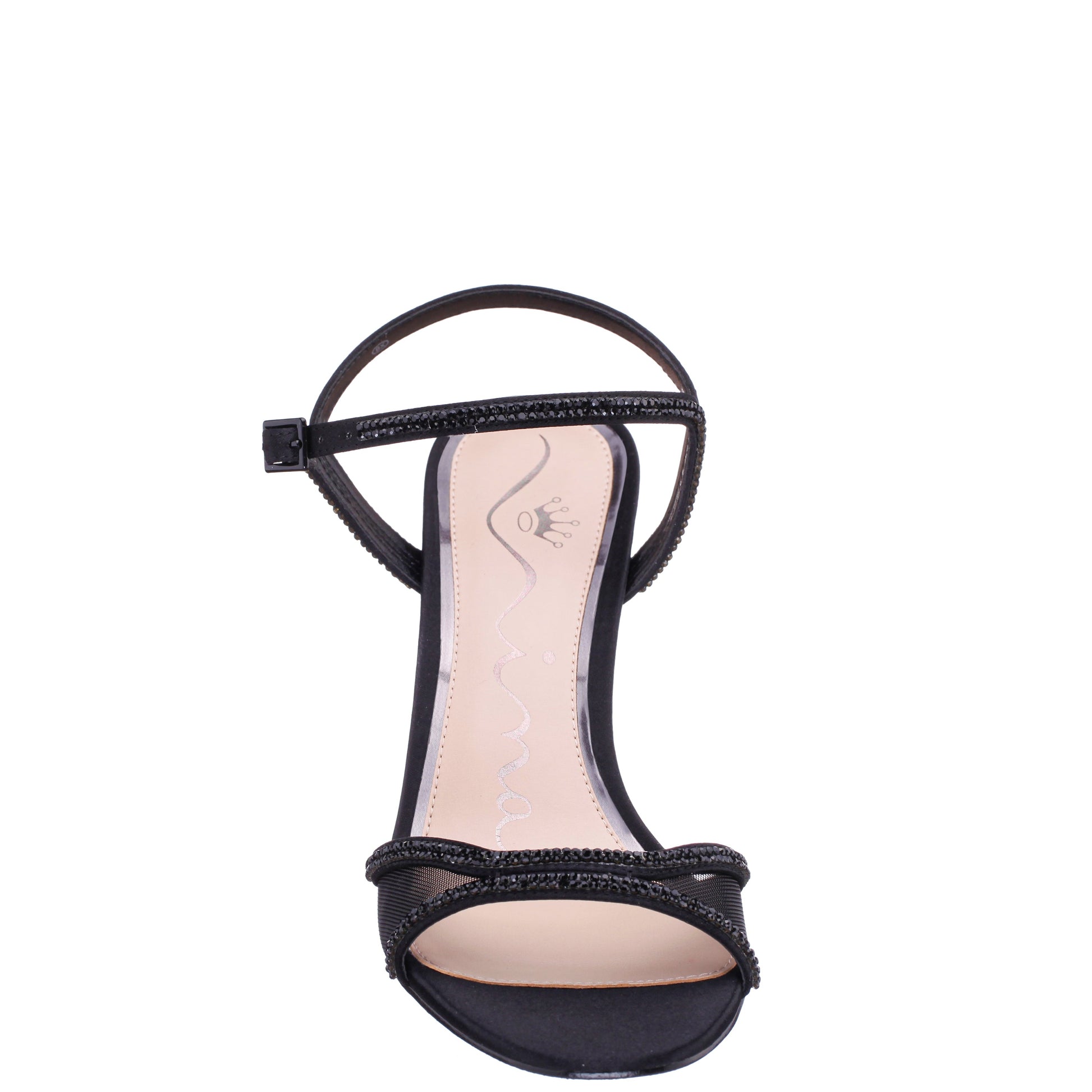 Adela Black Sandal High-Heel | Nina Shoes