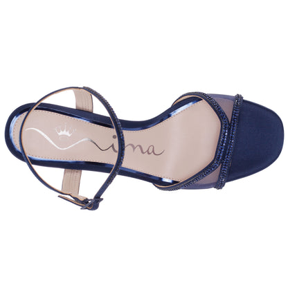 Adela Blue Sandal High-Heel | Nina Shoes