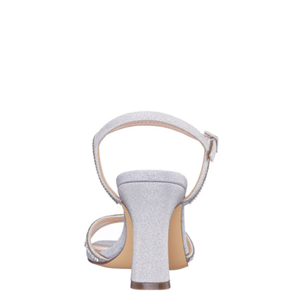 Adela Silver Sandal High-Heel | Nina Shoes