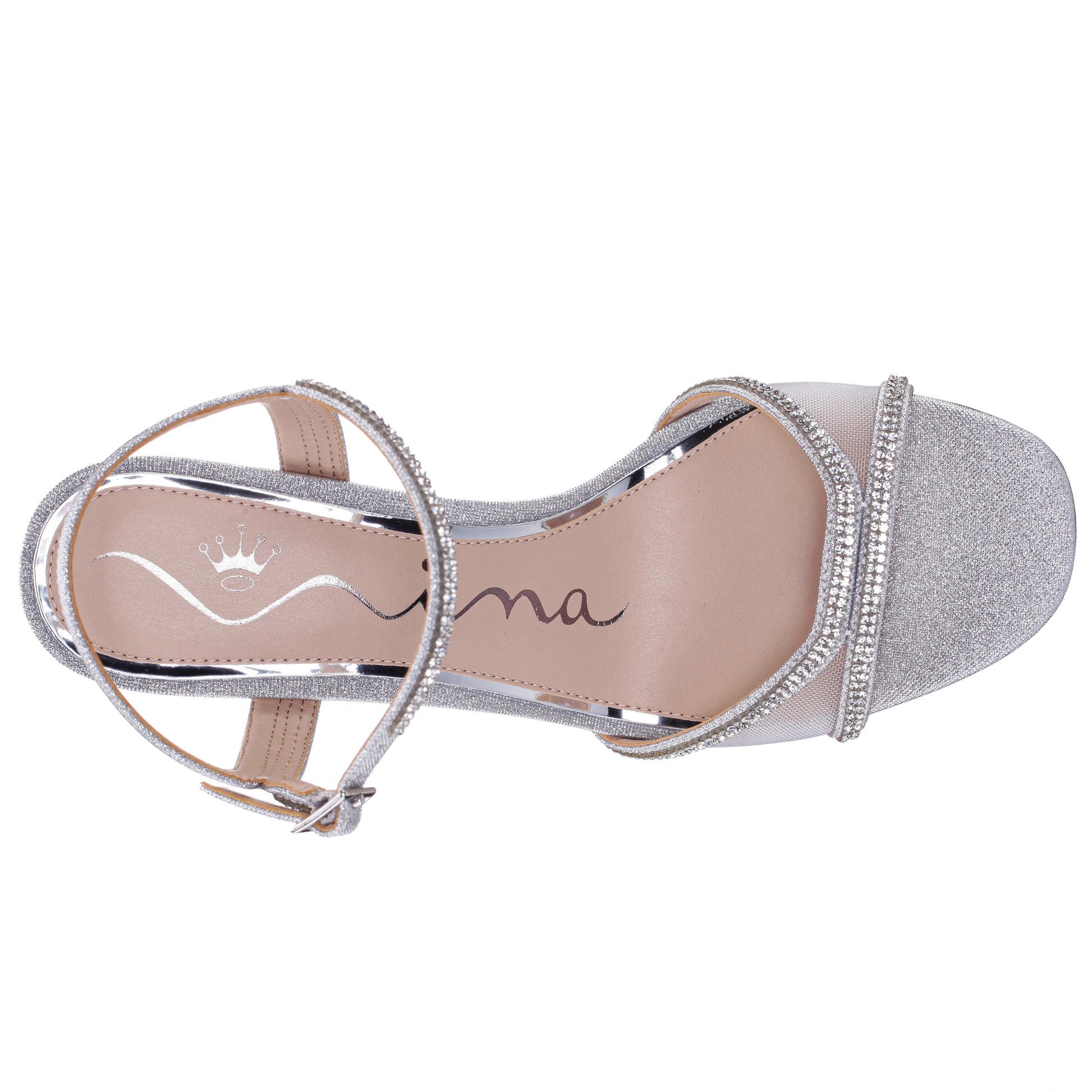 Adela Silver Sandal High-Heel | Nina Shoes
