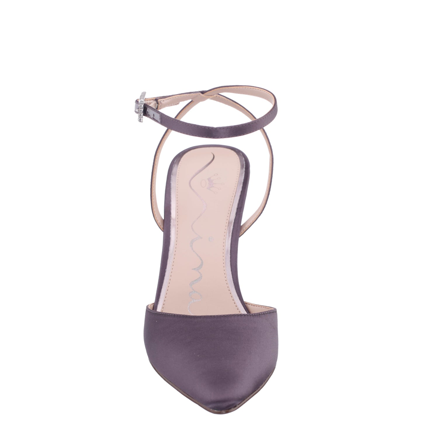 Nasha Grey High-Heel Pumps | Nina Shoes