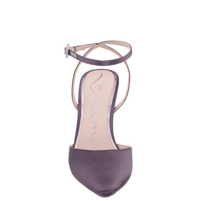 Nasha Grey High-Heel Pumps | Nina Shoes