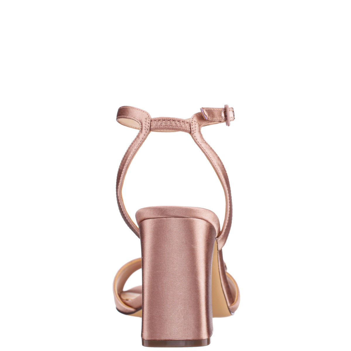 Quenbie Brown Sandal Mid-Heel | Nina Shoes