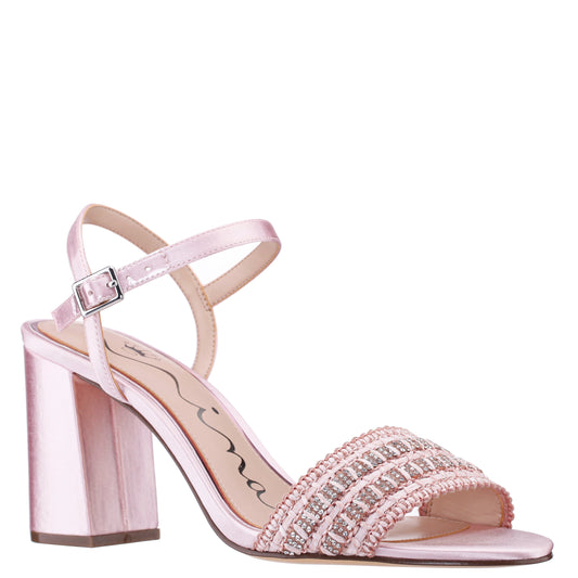 Herma Pink Sandal Mid-Heel | Nina Shoes