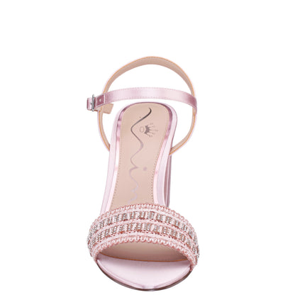 Herma Pink Sandal Mid-Heel | Nina Shoes