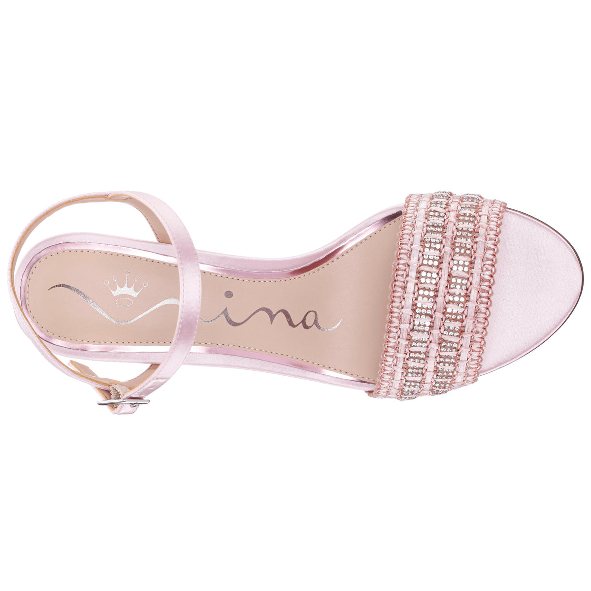Herma Pink Sandal Mid-Heel | Nina Shoes