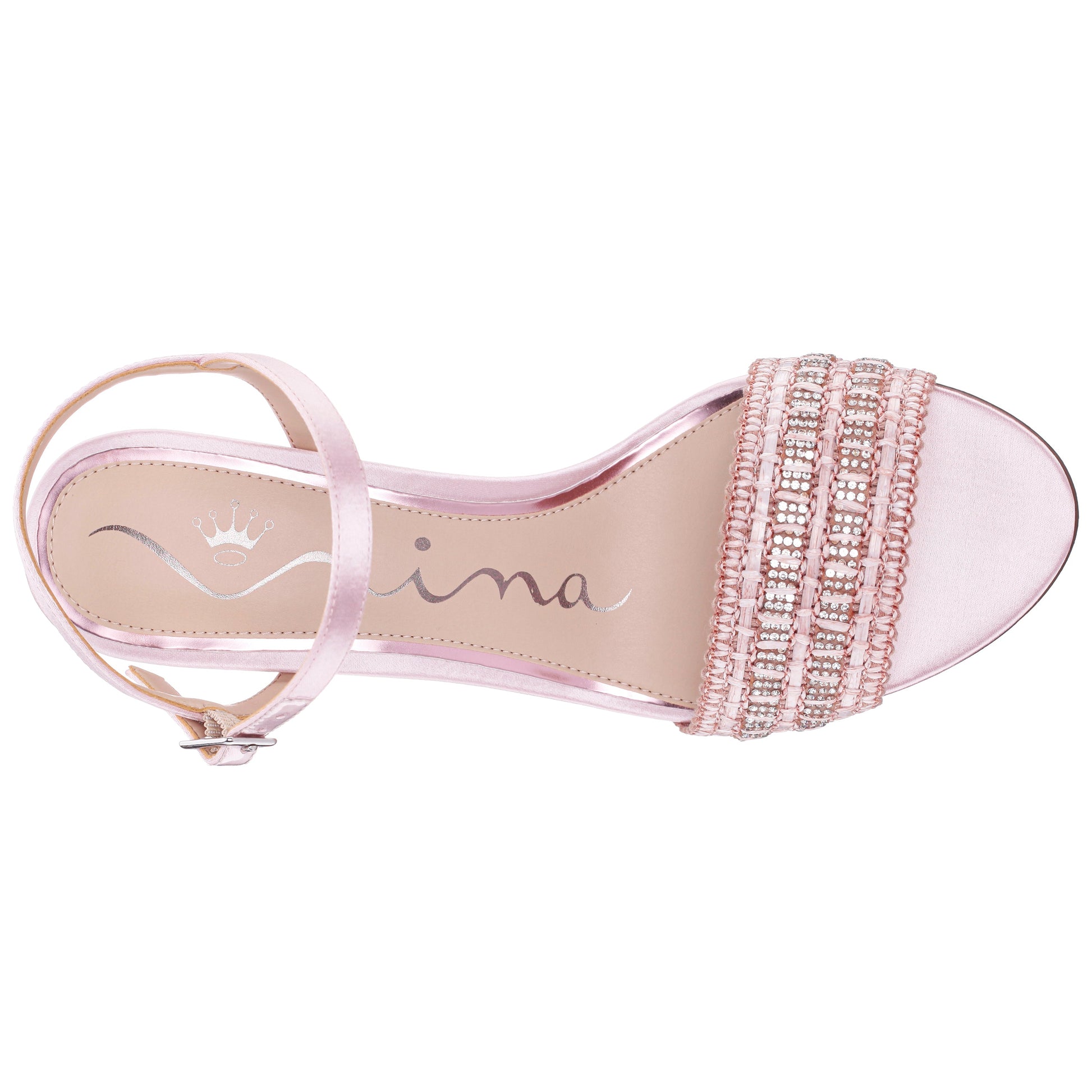 Herma Pink Sandal Mid-Heel | Nina Shoes