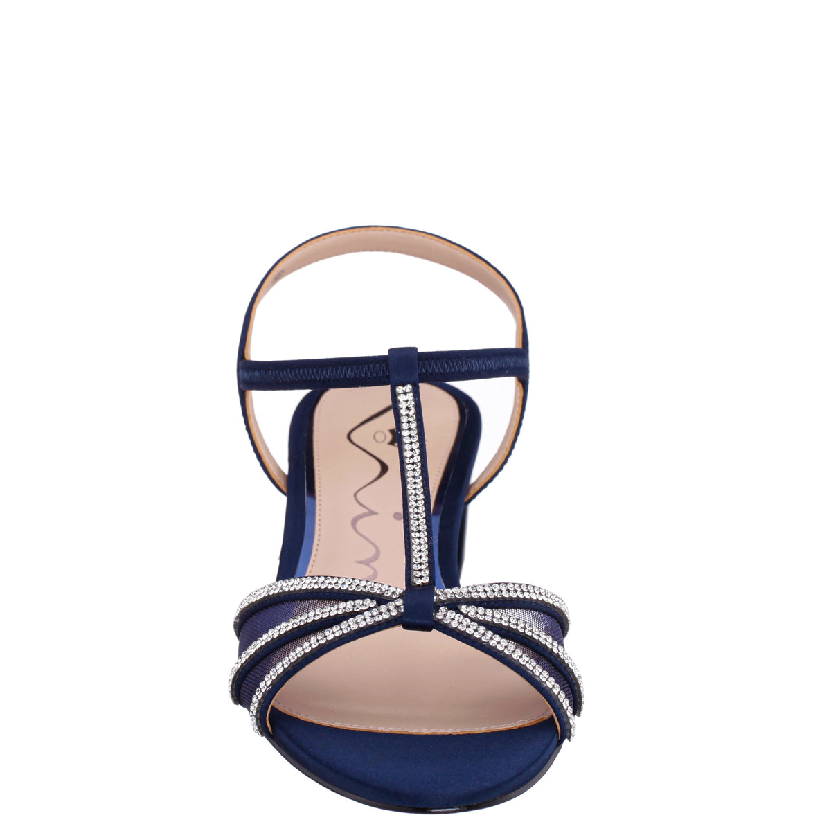 Goldie Blue Sandal Low-Heel | Nina Shoes