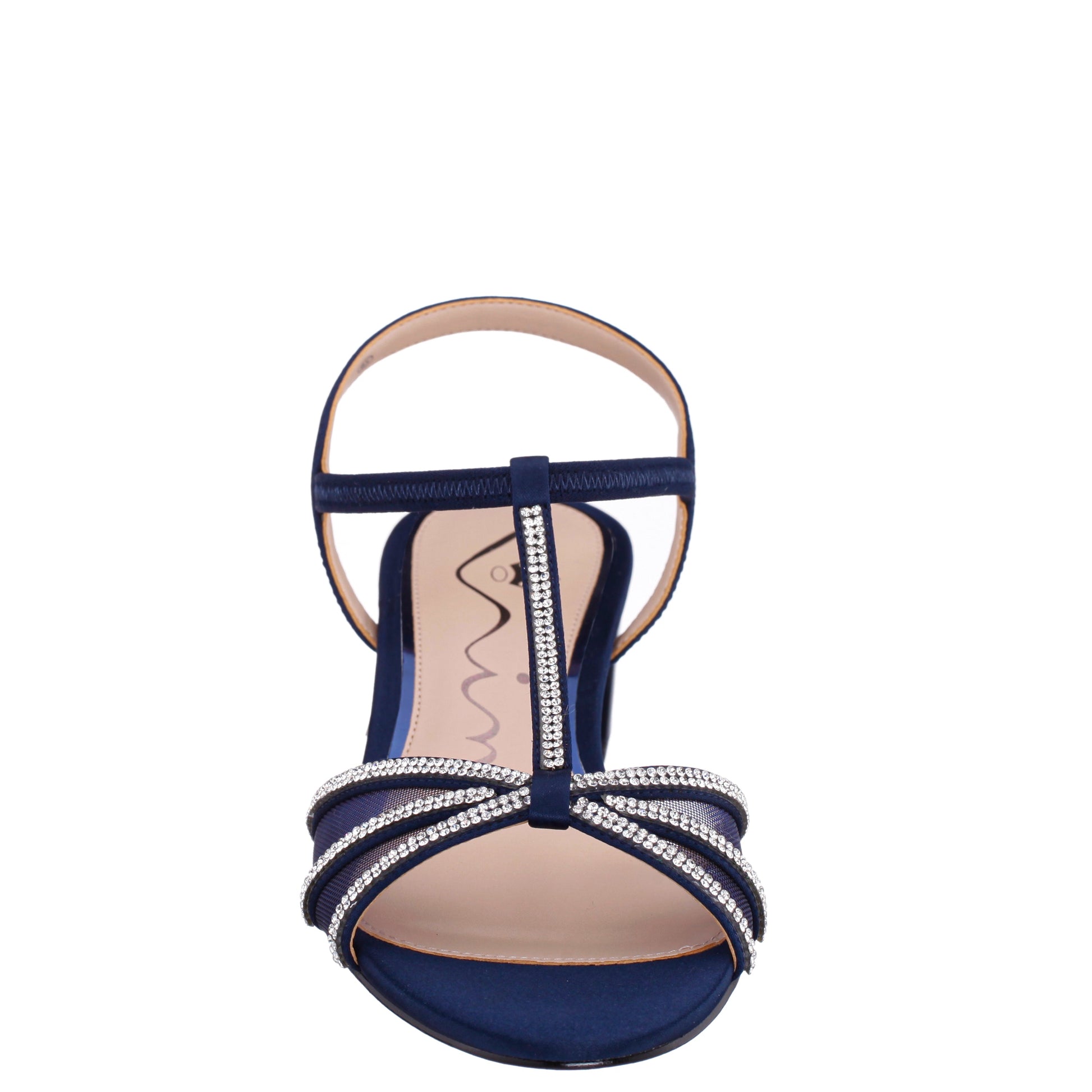 Goldie Blue Sandal Low-Heel | Nina Shoes