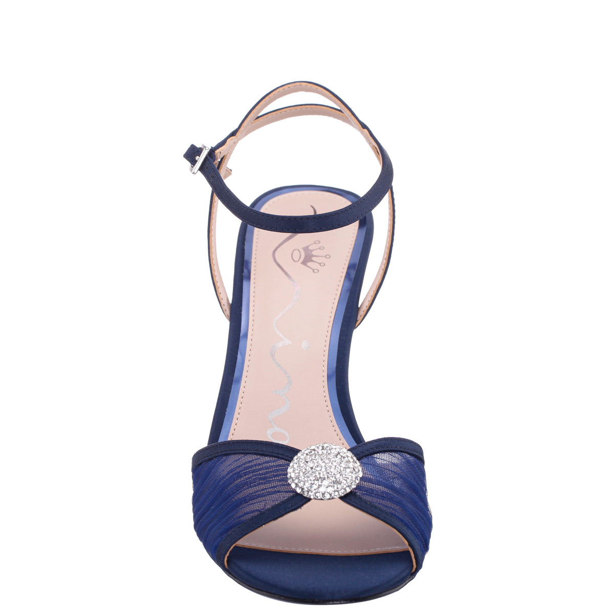 Allyce Blue Block-Heel Sandals | Nina Shoes
