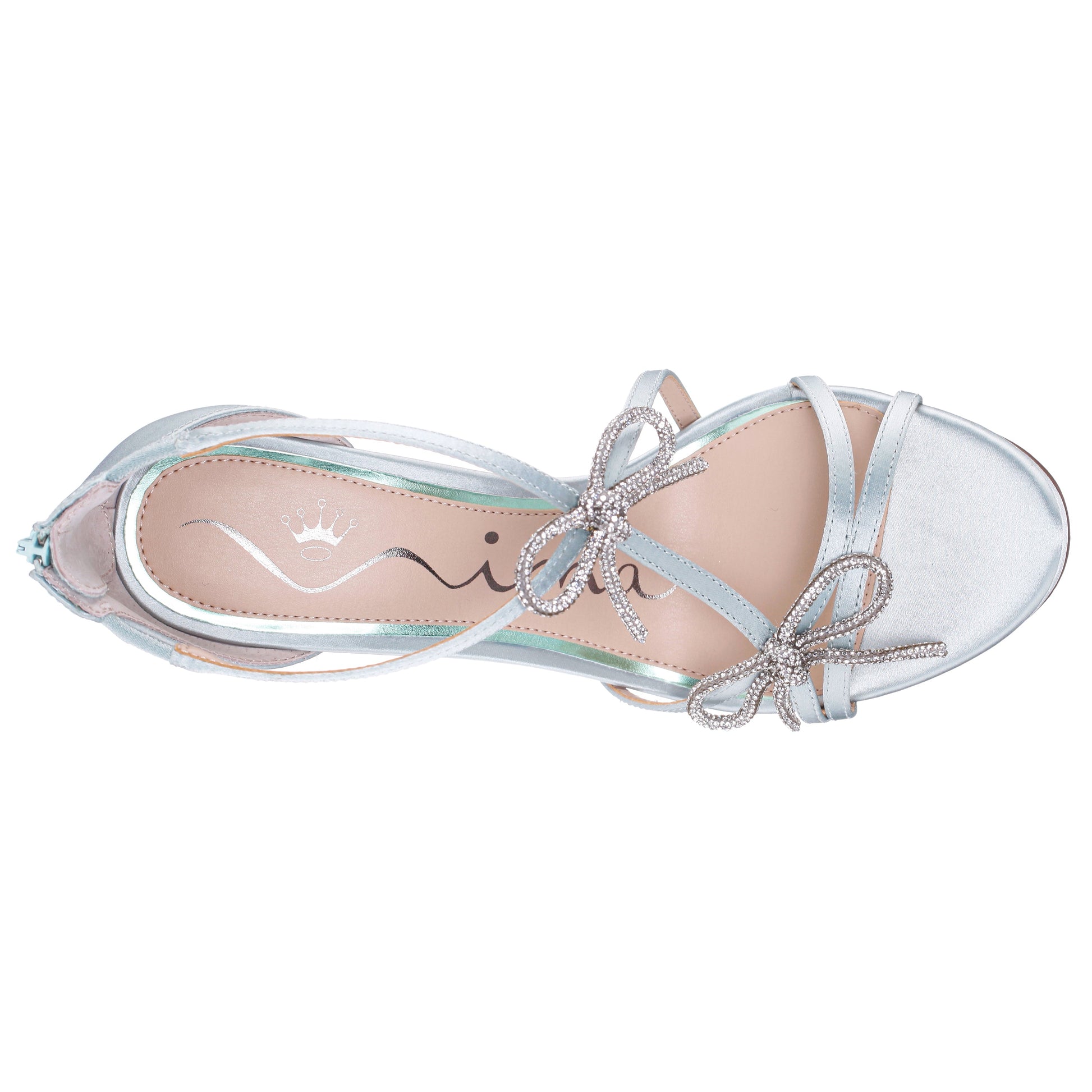 Felicia Green Sandal Stiletto-Heel Platform | Nina Shoes