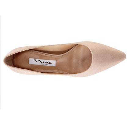 Nina60 Beigette Mid-Heel Classic Pump | Nina Shoes