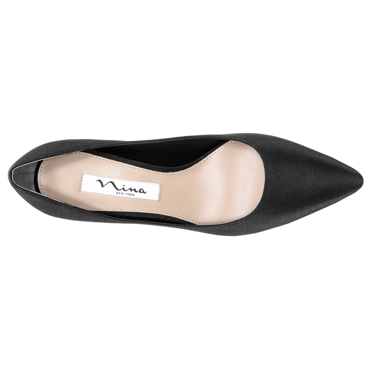 Nina60 Black Mid-Heel Classic Pump | Nina Shoes