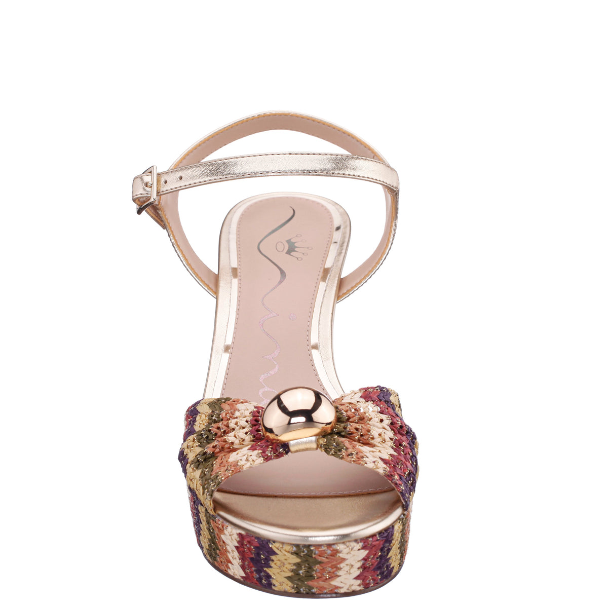 Fancey Rainbow Sandal Mid-Heel Platform | Nina Shoes