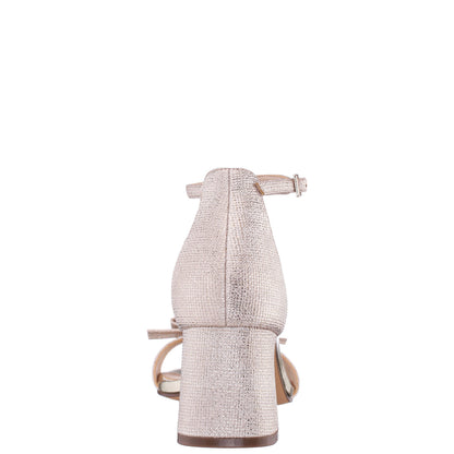 Bia Gold Sandal Mid-Heel | Nina Shoes