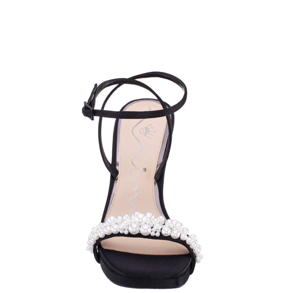 Evette Black Sandal High-Heel Platform | Nina Shoes