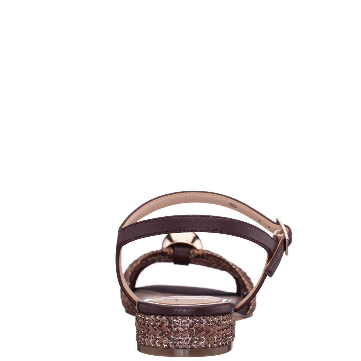 Slater Brown Flat Sandal Flat-Shoe | Nina Shoes