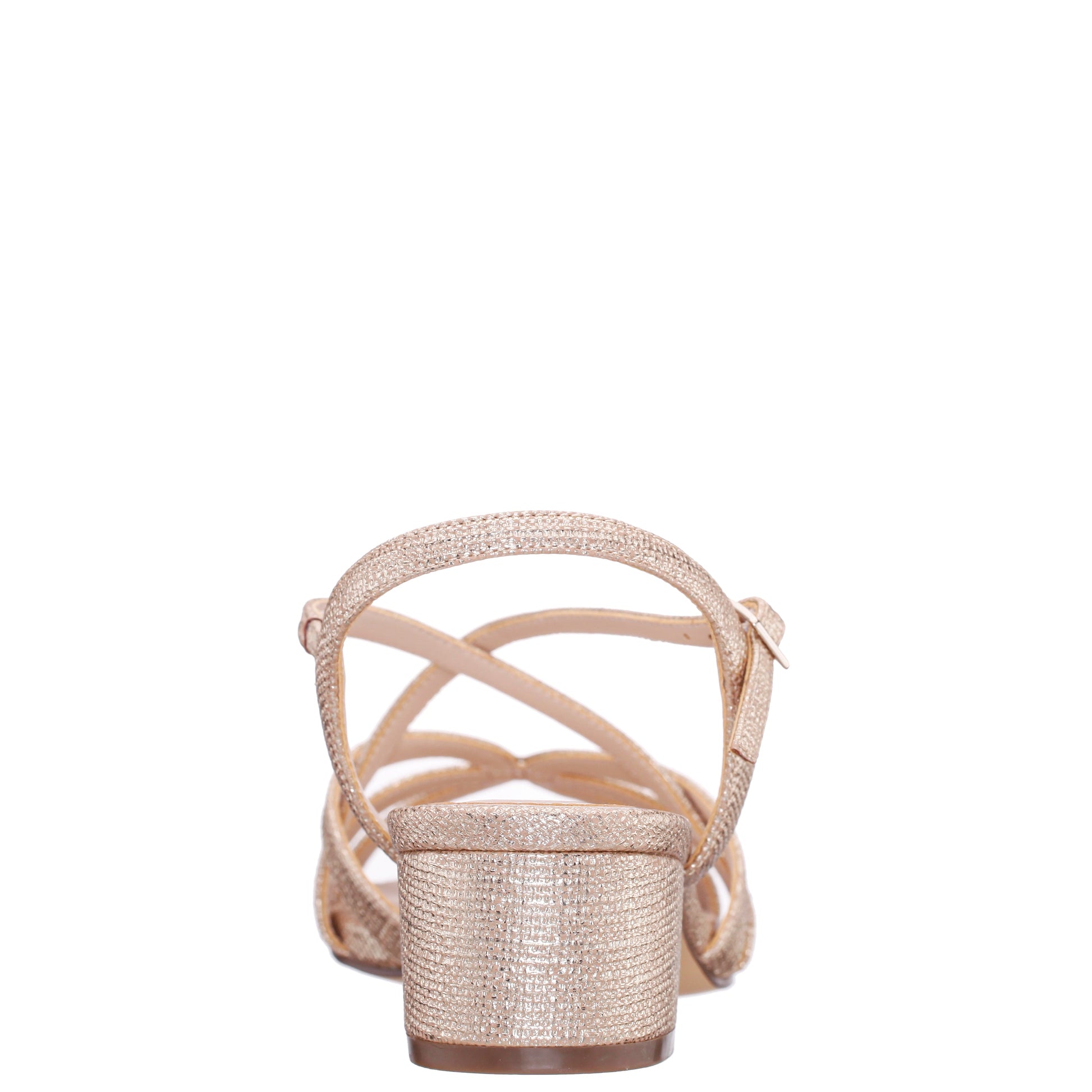Gemma Beige Sandal Low-Heel | Nina Shoes