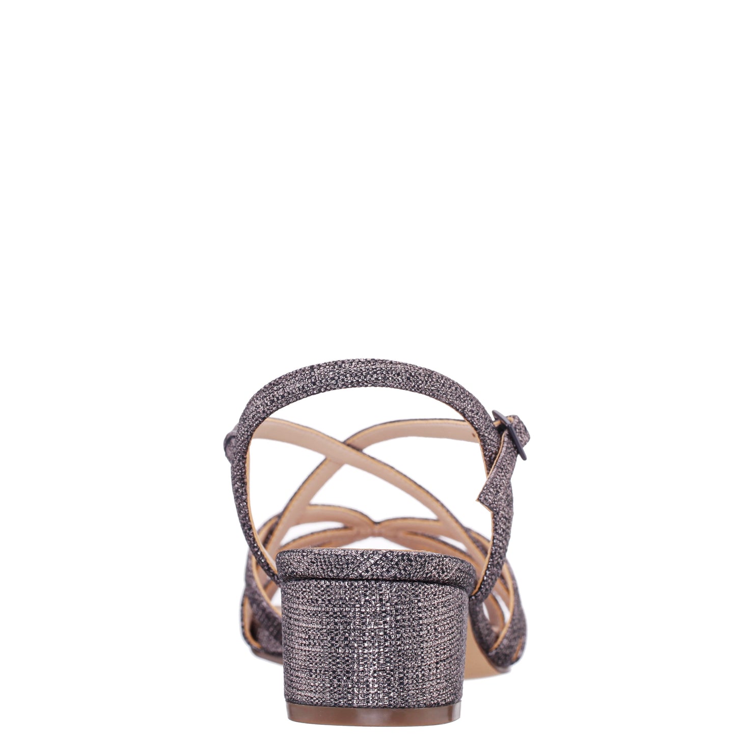 Gemma Grey Sandal Low-Heel | Nina Shoes