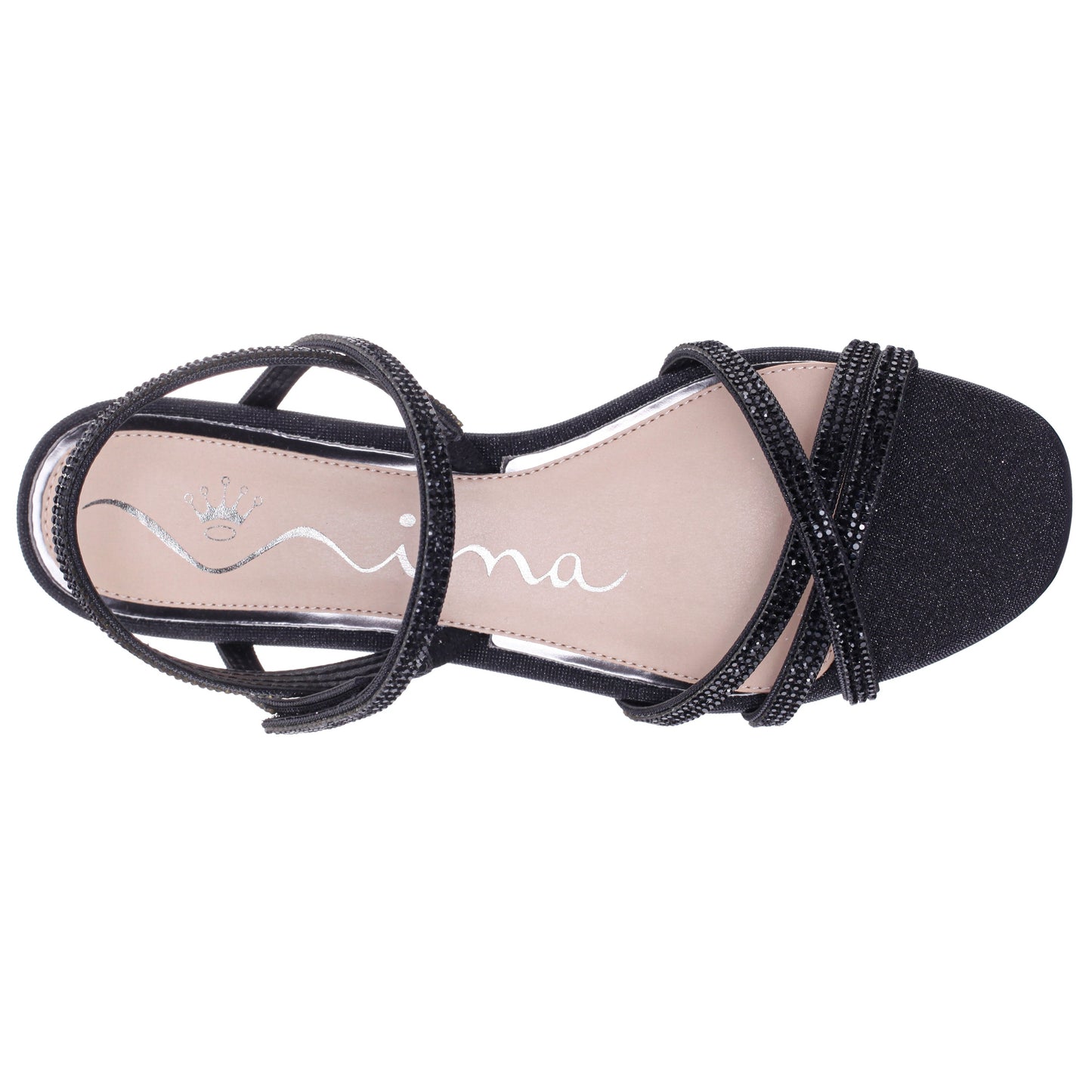 Sonja Black Sandal Flat-Shoe Sandals | Nina Shoes
