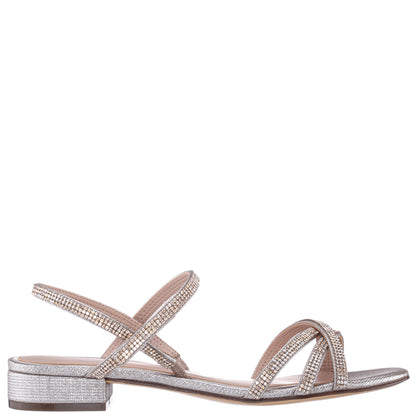 Sonja Platino Sandal Flat-Shoe Sandals | Nina Shoes