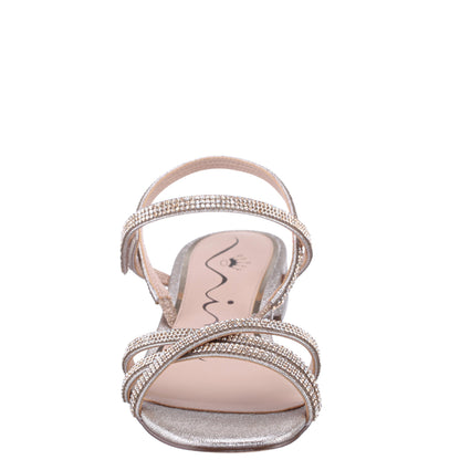 Sonja Platino Sandal Flat-Shoe Sandals | Nina Shoes