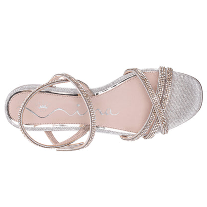 Sonja Platino Sandal Flat-Shoe Sandals | Nina Shoes