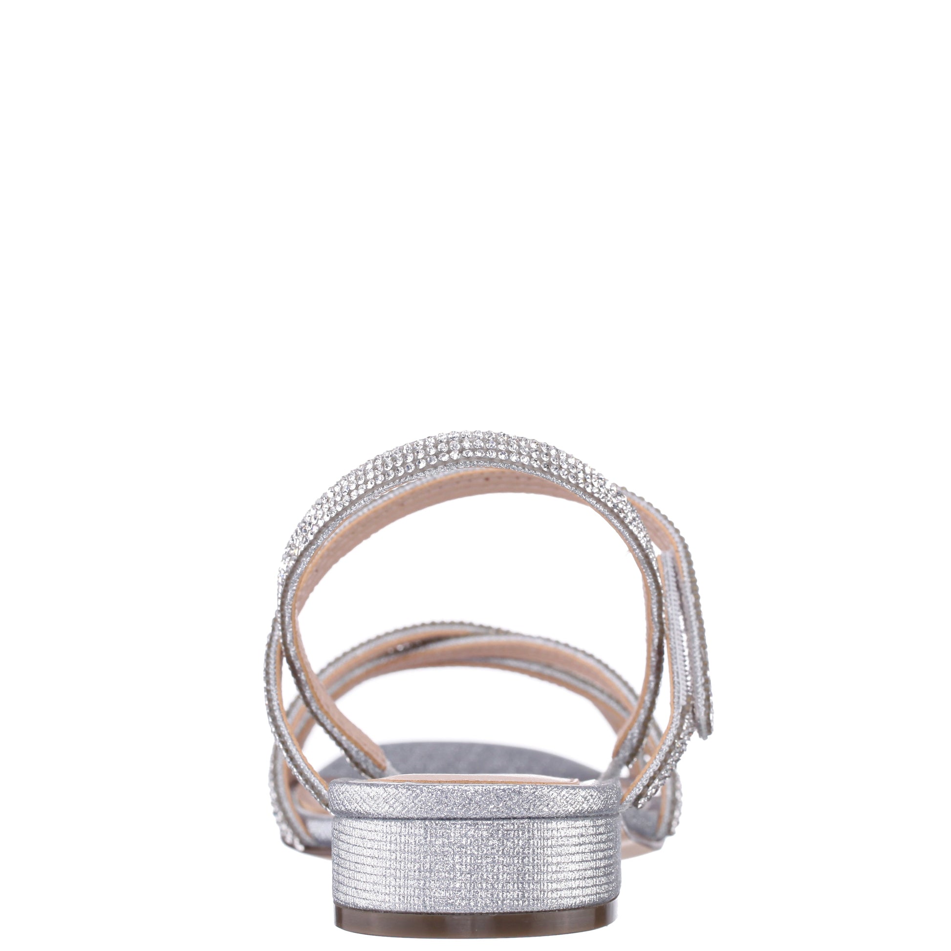 Sonja Silver Sandal Flat-Shoe Sandals | Nina Shoes