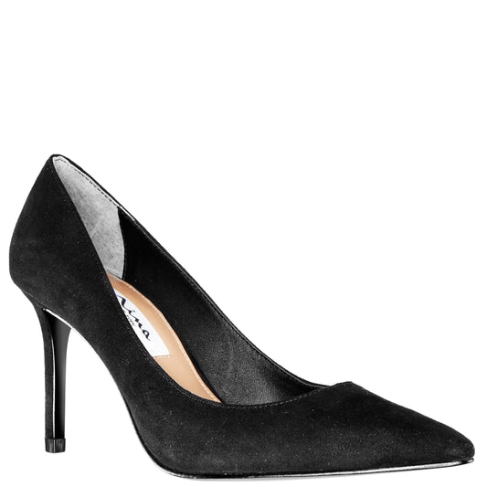 Nina85 Blacksuedette High-Heel Classic Pump | Nina Shoes