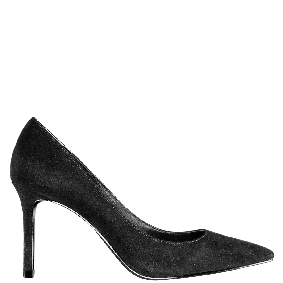 Nina85 Blacksuedette High-Heel Classic Pump | Nina Shoes