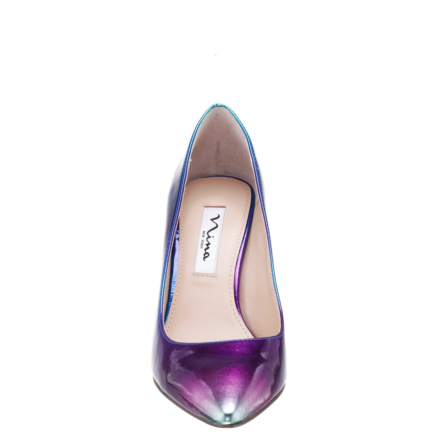 Nina85 Blue Ombre Patent Leatherette High-Heel Classic Pump | Nina Shoes