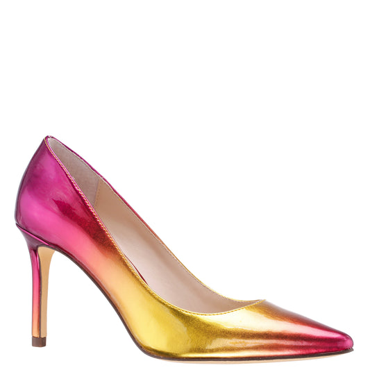 Nina85 Purple Ombre Patent Leatherette High-Heel Classic Pump | Nina Shoes