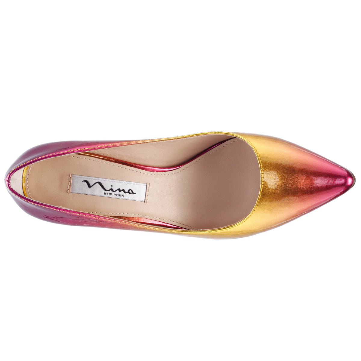 Nina85 Purple Ombre Patent Leatherette High-Heel Classic Pump | Nina Shoes