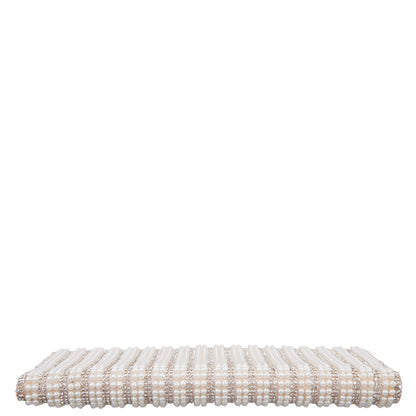 Kimora White Allover Pearl/Crystal Envelope Clutch | Nina Shoes