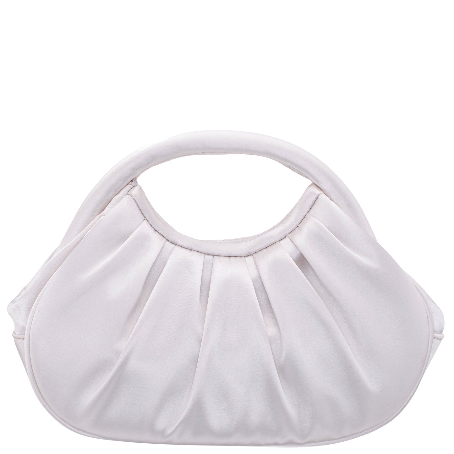 Bren Beige Satin Handle Satchel | Nina Shoes