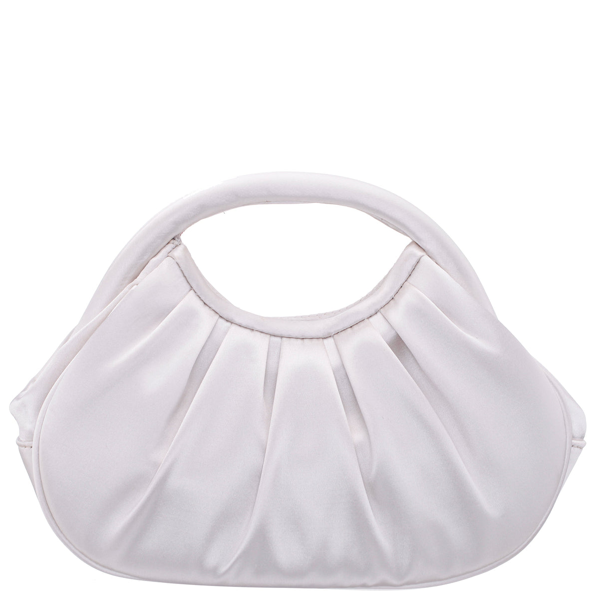 Bren Beige Satin Handle Satchel | Nina Shoes