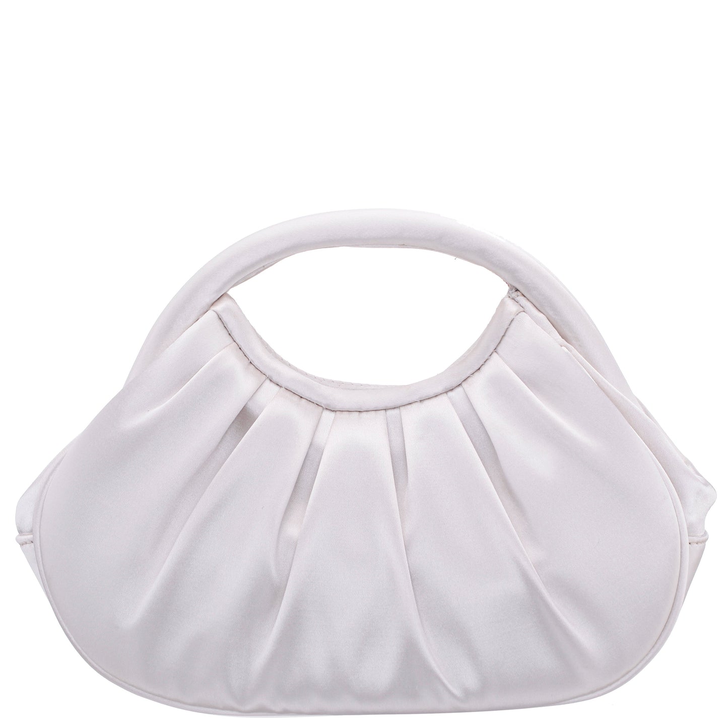 Bren Beige Satin Handle Satchel | Nina Shoes