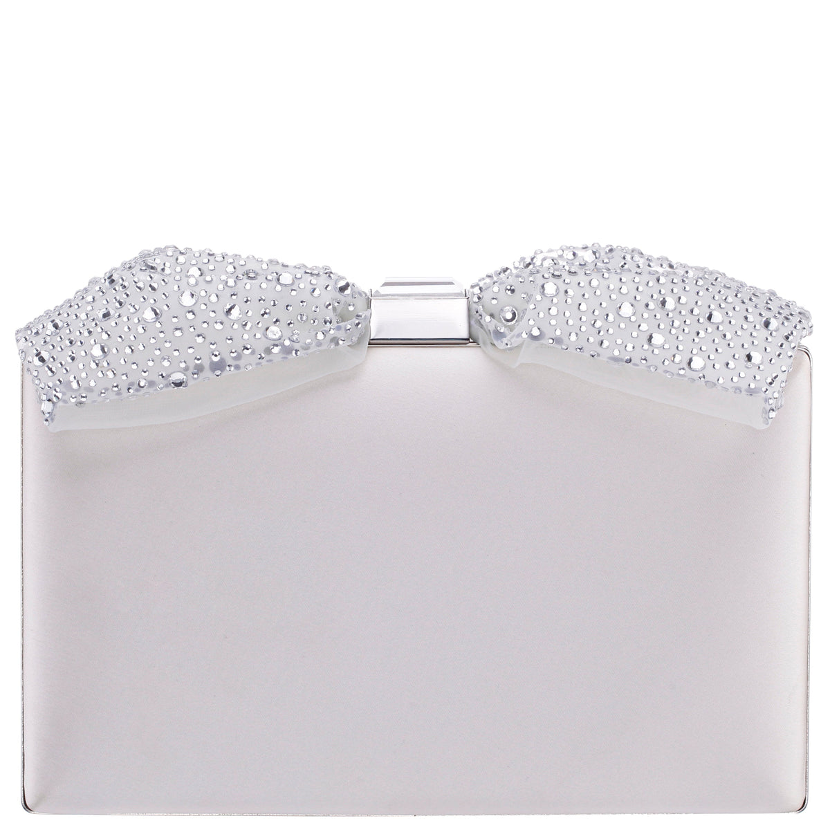 Selena Beige Glass Crystals Minaudiere | Nina Shoes